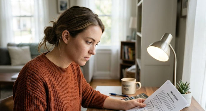 person writing form