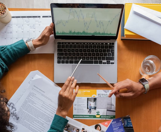 Customer completing a secure online application and receiving fast funding.